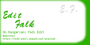 edit falk business card